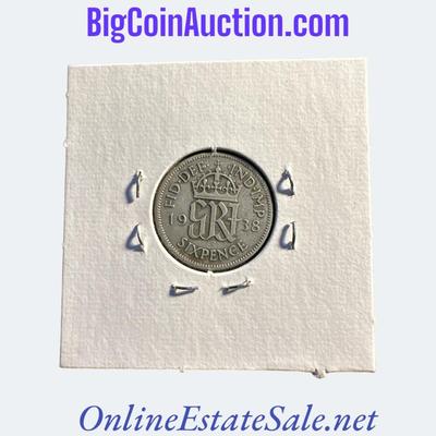 1938 GREAT BRITAIN 6 PENCE