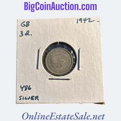 1942 GREAT BRITAIN 3 PENCE