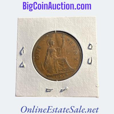 1938 GREAT BRITAIN ONE PENNY