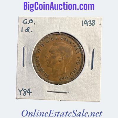 1938 GREAT BRITAIN ONE PENNY