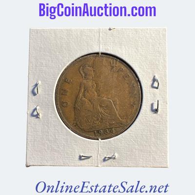 1934 GREAT BRITAIN ONE PENNY