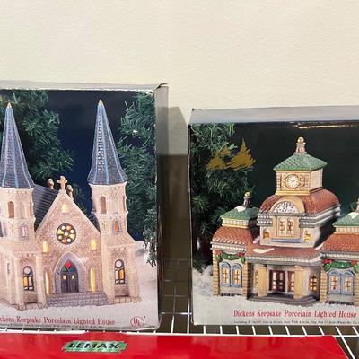 Whole Christmas Village~ Dickens, Lemax, Trim A Home