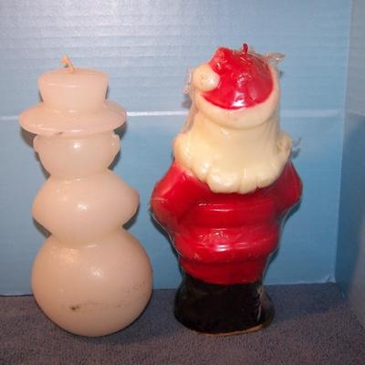 LOT 27  WONDERFUL VINTAGE HOLIDAY CANDLES GURLEY