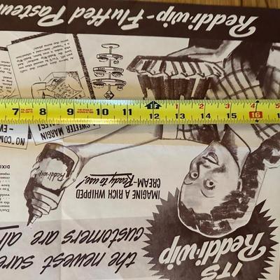 Vintage Advertising Posters for Hubigs Pie, Wright Root Beer & Reddiwip