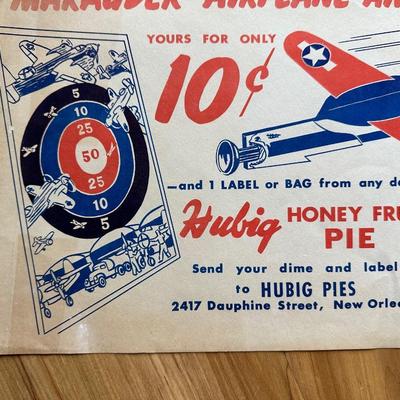 Vintage Advertising Posters for Hubigs Pie, Wright Root Beer & Reddiwip