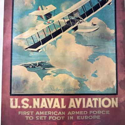 Three (3) Vintage Navy Recruiting Posters