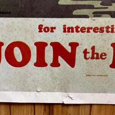 Three (3) Vintage Navy Recruiting Posters