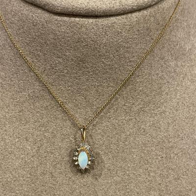 Possible Opal & Diamond necklace