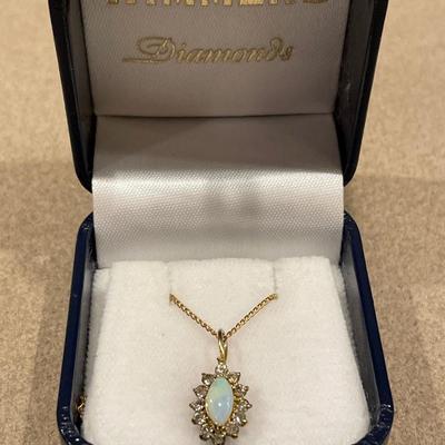 Possible Opal & Diamond necklace