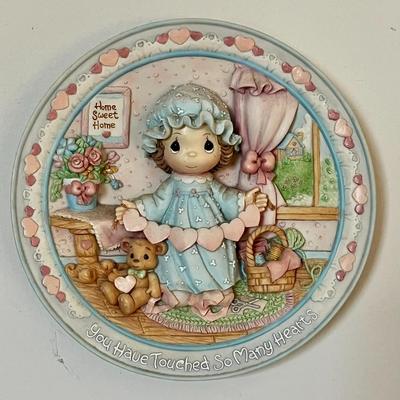 Precious Moments Sculpted Plate