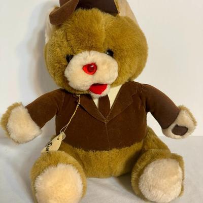 Vintage Smart Sam "Talking" Bear with Original Box