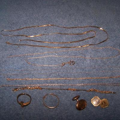 LOT 63  THIS IS GREAT 14K GOLD  SCRAP!