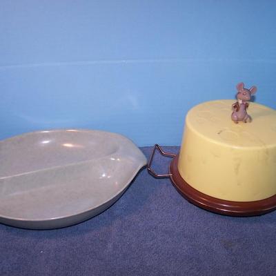 LOT 78 FAB MID CENTURY MOUSE/CHEESE KEEPER RUSSELL WRIGHT BOWL