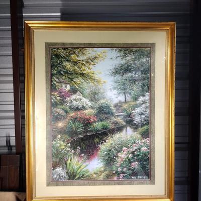 Stream with Flowers