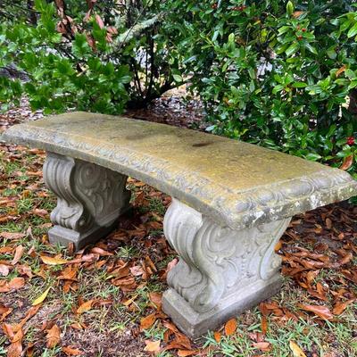 Outdoor Concrete Bench