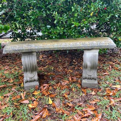 Outdoor Concrete Bench