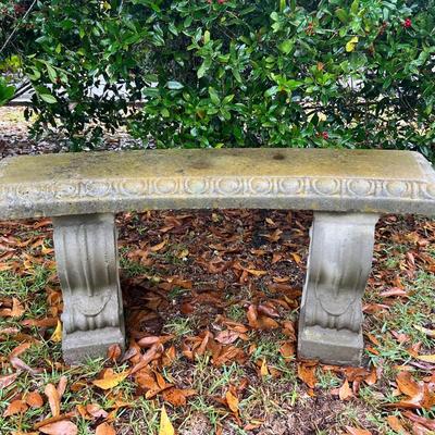 Outdoor Concrete Bench