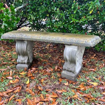 Outdoor Concrete Bench