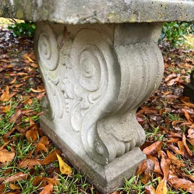 Outdoor Concrete Bench