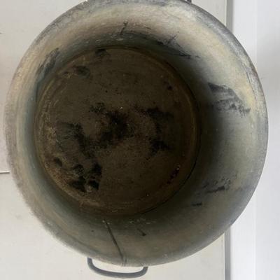 Old Heavy Galvanized Boiling Pot