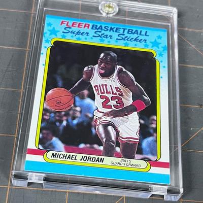 FLEER Basketball Super Star Michael Jordan Bulls  