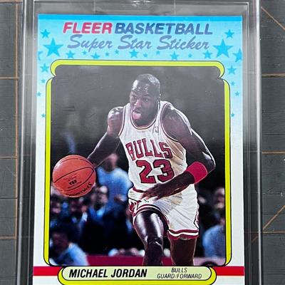 FLEER Basketball Super Star Michael Jordan Bulls  