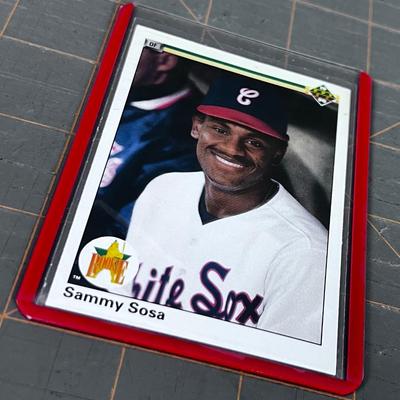 ROOKIE Err Card. Sammy Sosa 1990