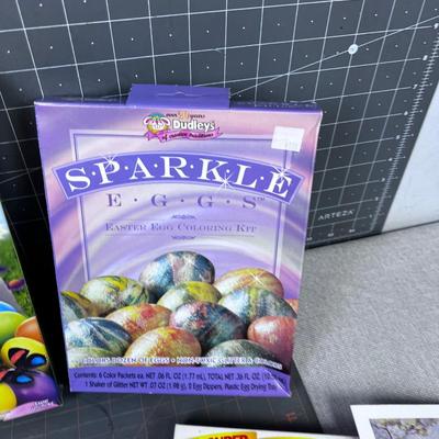 Easter Mixed Lot: Color kits, Cards, Egg Holders etc.