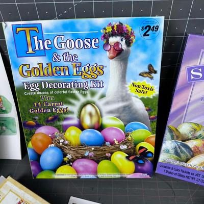 Easter Mixed Lot: Color kits, Cards, Egg Holders etc.