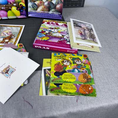 Easter Mixed Lot: Color kits, Cards, Egg Holders etc.