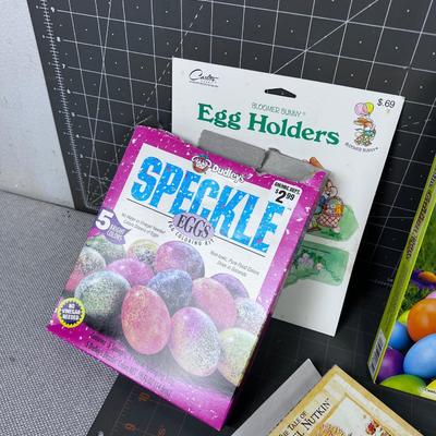 Easter Mixed Lot: Color kits, Cards, Egg Holders etc.