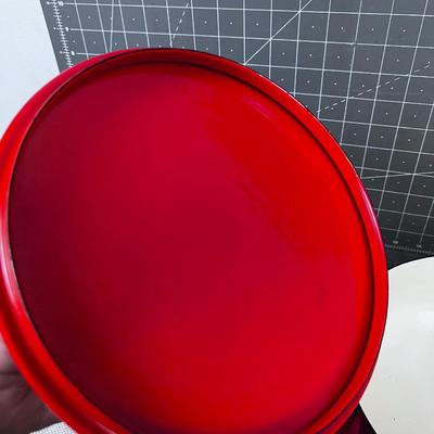 DANSK Koben Style Covered Casserole Red Enamel  