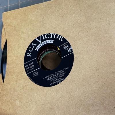 Album full of 45's: Classical, French, Spanish 