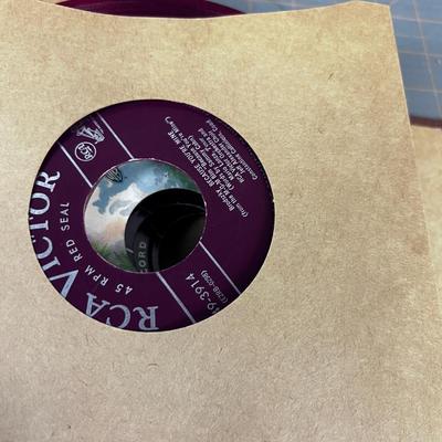 Album full of 45's: Classical, French, Spanish 