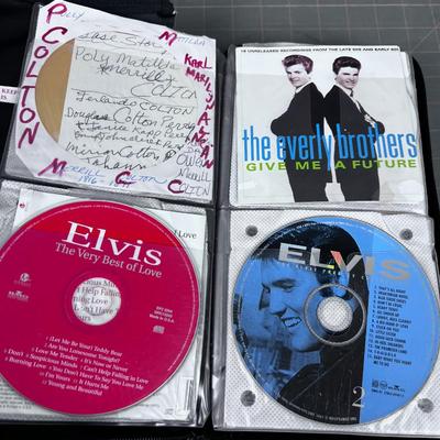 Case Full of CD's, Elvis, Country, 50-70's Pop