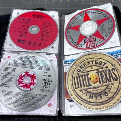 Case Full of CD's, Elvis, Country, 50-70's Pop