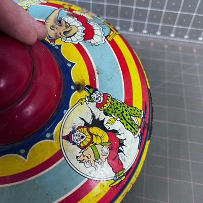 CHEIN Litho Circus Top Clown, Pigs, Elephant and Donkey
