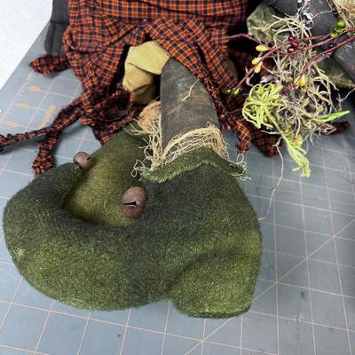 SPOOKY Halloween Dolls Lot:(3) Witch, Zombie and Pumpkin Head DOLLS 