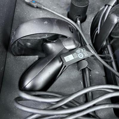 Occulus VR Virtual Reality Head Set and Controllers. 