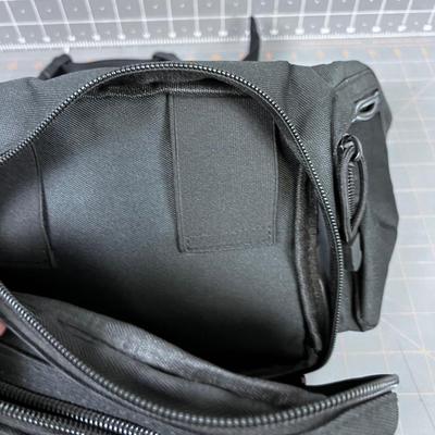 Black Nylon Fanny Pack Tactical 