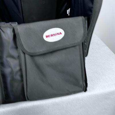 Bernina Sewing Machine and Accessory Case - Rolling and has a Handle.