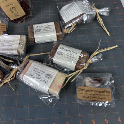Hand Made Soaps and A Candle
