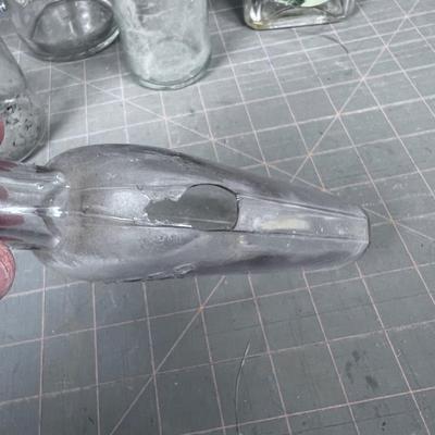 Vintage and Antique Bottles Clear (5)