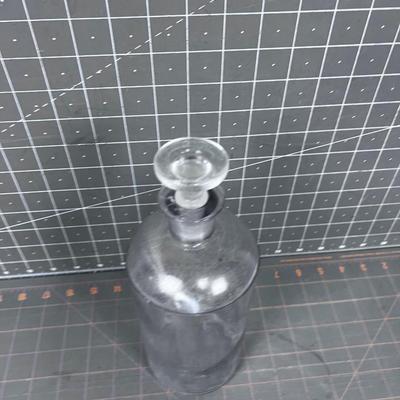 Antique Bottle with Glass Stopper