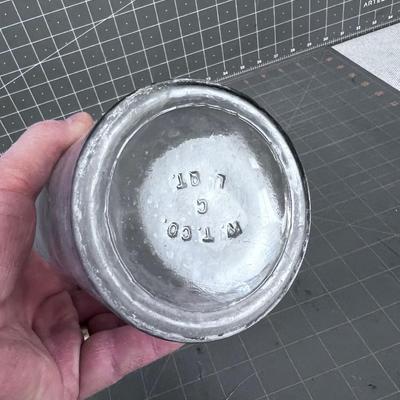 Antique Bottle with Glass Stopper