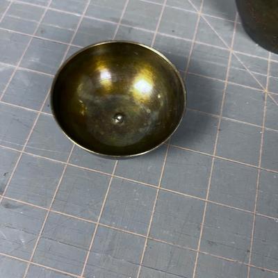 Small Brass Urn with Lid