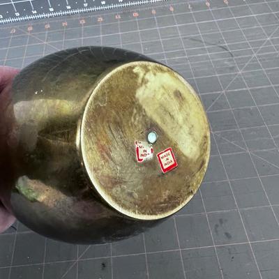 Small Brass Urn with Lid