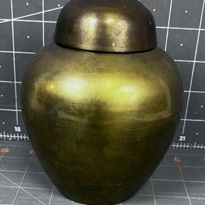 Small Brass Urn with Lid