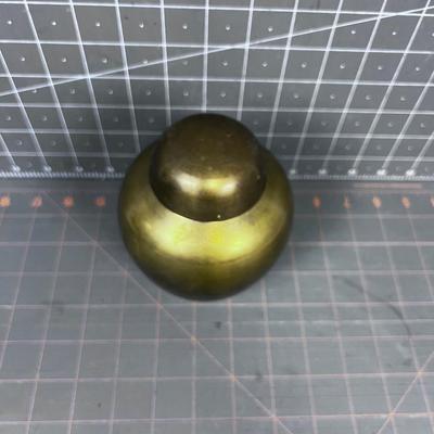 Small Brass Urn with Lid