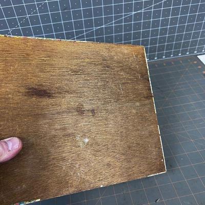 Wood Box Full of Children's Art Supply etc. 